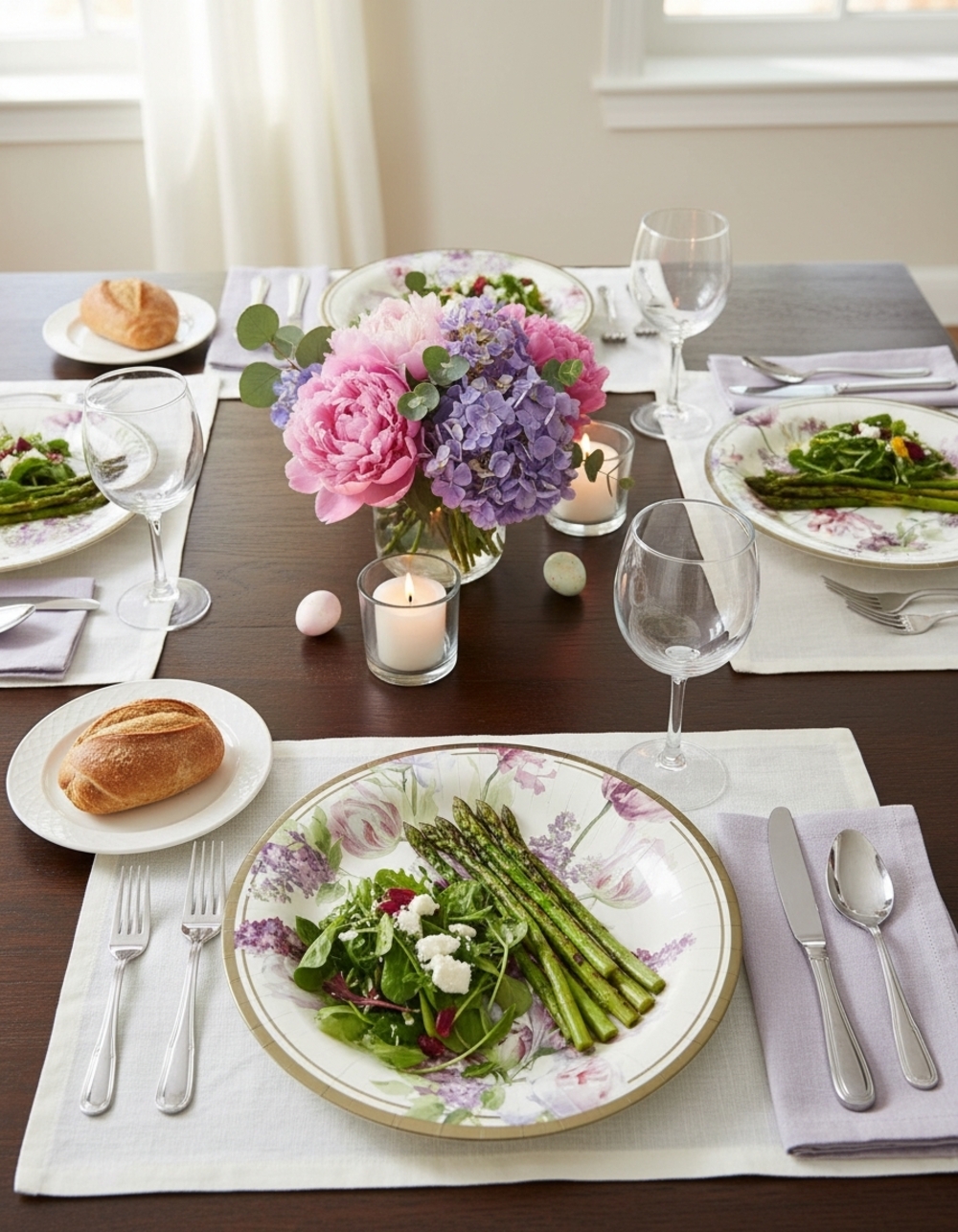 IHR Ideal Home Range Elizabethan Garden Dinner Plates 10.5in Set of 8 NIP